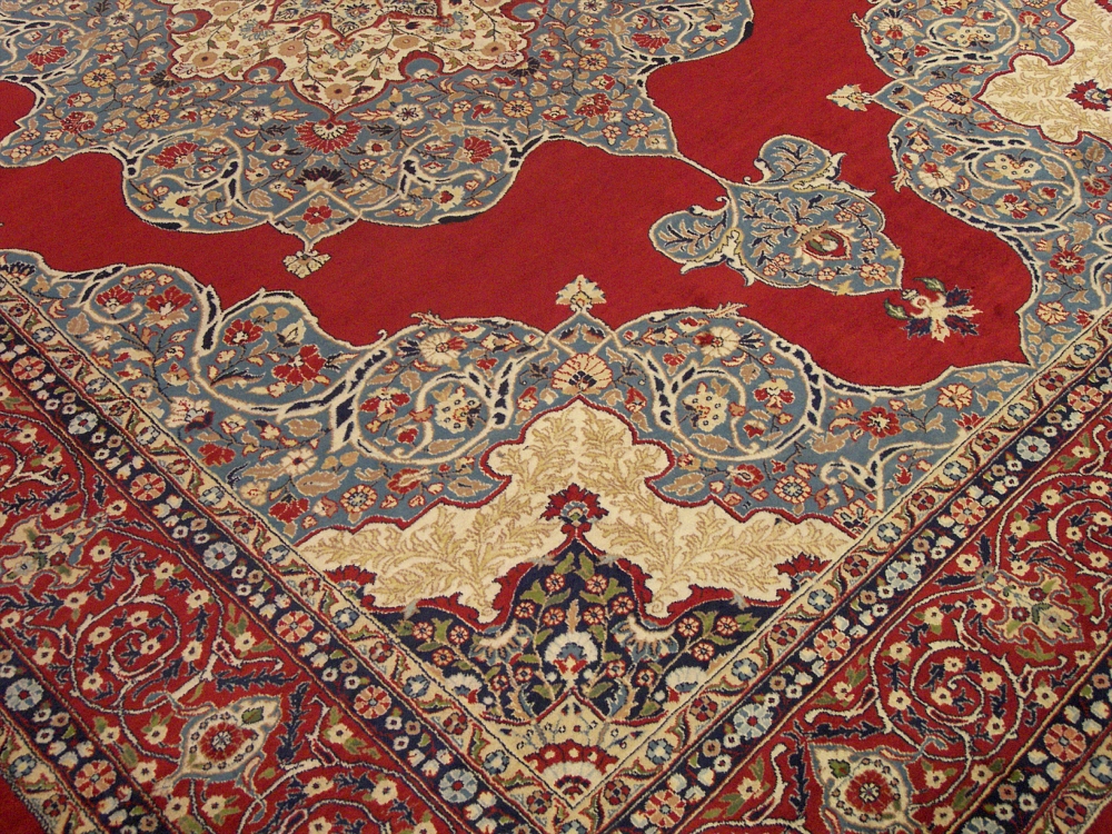 12 Beautiful Handmade High Quality New Persian Isfahan Kirk Wool 