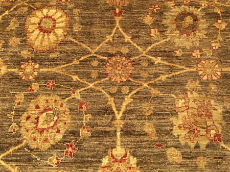 13x18 Beautiful Handmade Carpet Natural Vegetable Dye Wool Large 