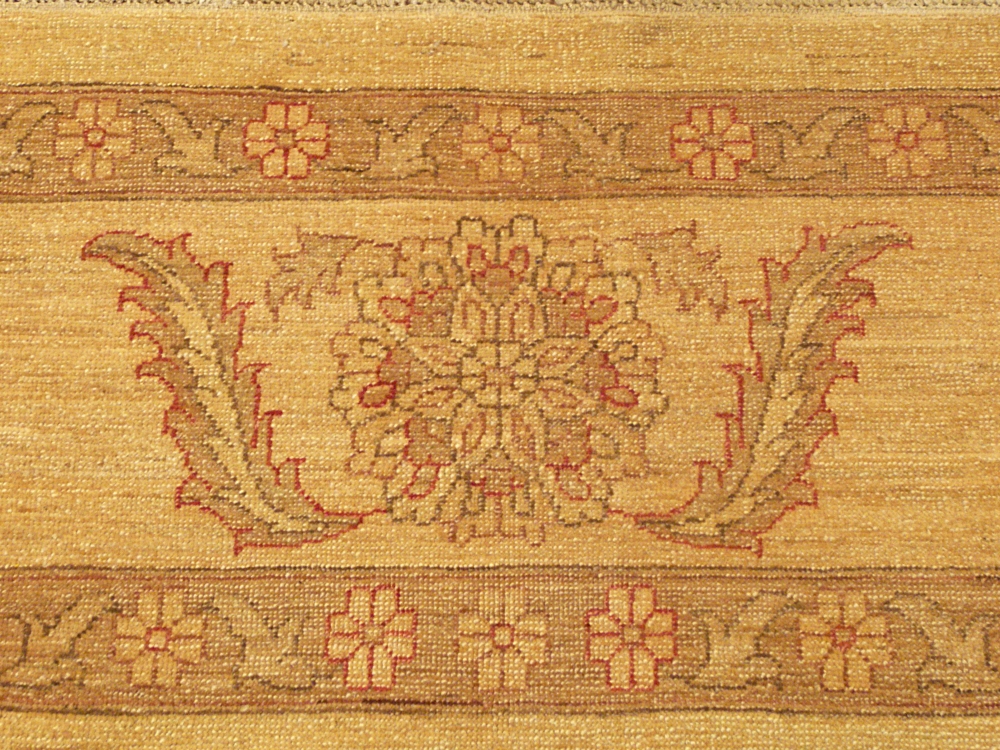 9x12 Beautiful Handmade Carpet Vegetable Dye Hand Spun Wool Sultanabad 